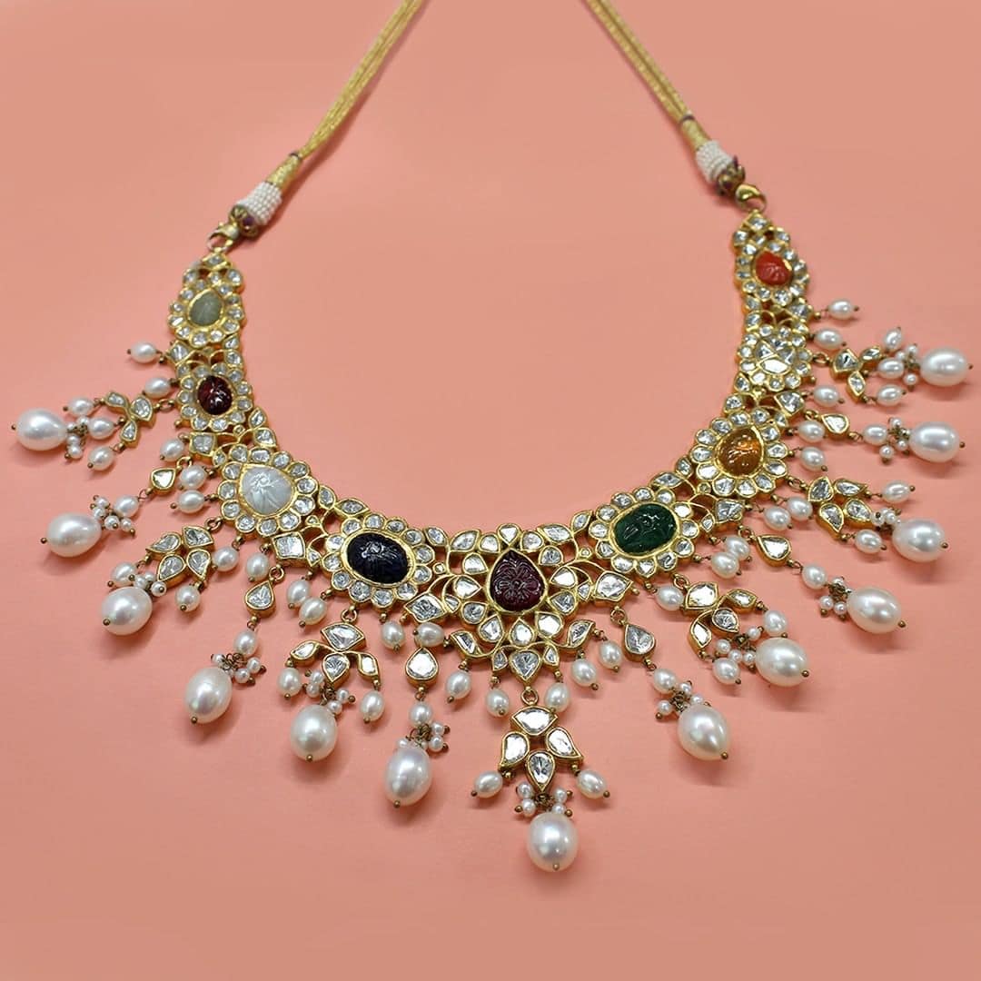 polki necklace set polki necklace set